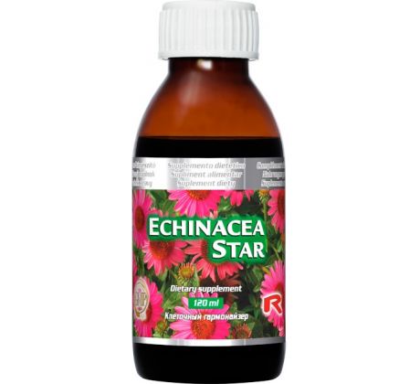 ECHINACEA STAR - sirup s výťažkom z echinacey pre zvýšenie obranyschopnosti organizmu, Starlife 120 ml