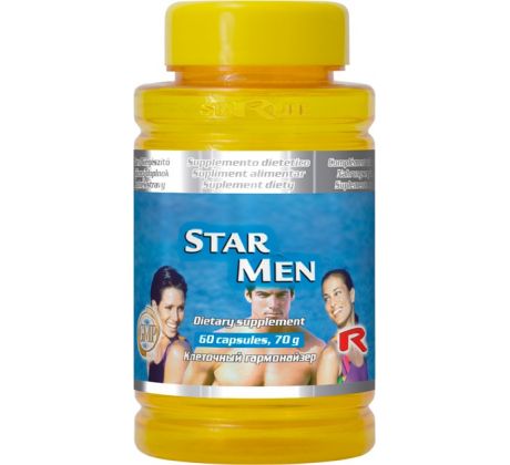 STAR MEN - pre posilnenie mužského organizmu, Starlife 60 kaps