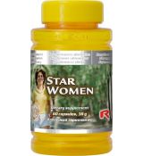 STAR WOMEN - pre posilnenie ženského organizmu, pomoc pri ženských problémoch, Starlife 60 kaps