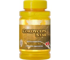 CORDYCEPS STAR - pre podporu protinádorového účinku a zníženie rizika recidív nádorových ochorení, Starlife 60 kaps