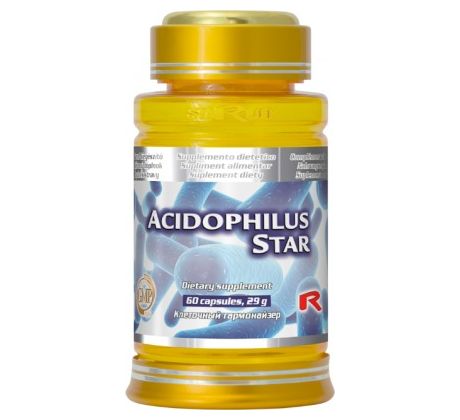ACIDOPHILUS STAR - pre zdravú funkciu črevného systému, Starlife 60 kaps