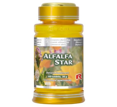 ALFALFA STAR - pre správne trávenie a zvýšenie výkonnosti, Starlife 60 tabl