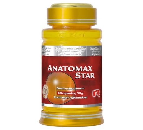 ANATOMAX STAR - proti zápalom a bolestiam, Starlife 60 kaps