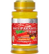 ANTI-PARASITE STAR - pre detoxikáciu a odstránenie parazitov z organizmu, Starlife 60 kaps