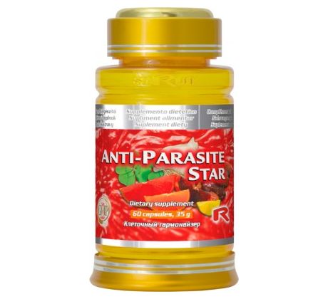 ANTI-PARASITE STAR - pre detoxikáciu a odstránenie parazitov z organizmu, Starlife 60 kaps