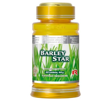 BARLEY STAR – mladý jačmeň pre detoxikáciu organizmu a zlepšenie krvného obrazu, Starlife 60 tabl