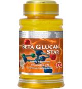BETA GLUCAN STAR - pre podporu a stimuláciu imunitného systému, s protinádorovým účinkom, Starlife 60 kaps