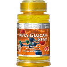 BETA GLUCAN STAR - pre podporu a stimuláciu imunitného systému, s protinádorovým účinkom, Starlife 60 kaps