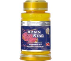 BRAIN STAR - pre výživu mozgových buniek a správnu funkciu mozgu, Starlife 60 kaps