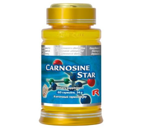 CARNOSINE STAR - antioxidant pre spomalenie starnutia, Starlife 60 kaps