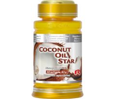 COCONUT OIL STAR - pre okamžitý príjem energie s antibakteriálnym účinkom, Starlife 60 kaps