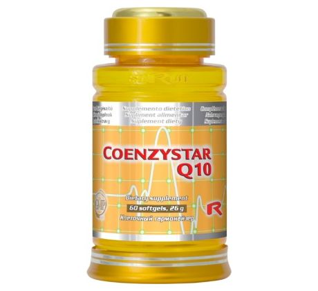 COENZYSTAR Q10 - koenzým Q10 pre zdravé srdce a cievy, Starlife 60 kaps