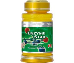 ENZYME STAR - unikátna zmes tráviacich enzýmov pre odstránenie tráviacich ťažkostí, Starlife 60 kaps