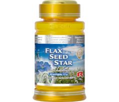 FLAX SEED STAR - ľanové semienko pre podporu srdca, nervového a tráviaceho systému, Starlife 60 tob