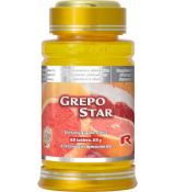GREPO STAR - pre odstránenie mykóz, kvasinkovej infekcie a alergických prejavov na pokožke, Starlife 60 tabl