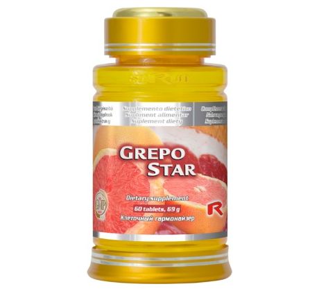 GREPO STAR - pre odstránenie mykóz, kvasinkovej infekcie a alergických prejavov na pokožke, Starlife 60 tabl