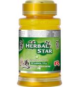 HERBAL STAR - na posilnenie imunity a stimuláciu vzniku protilátok, s protinádorovým účinkom, Starlife 60 tabl