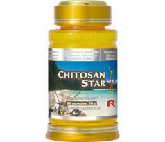 CHITOSAN STAR - pre zníženie hladiny cholesterolu a redukciu hmotnosti, Starlife 60 kaps