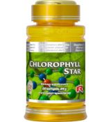 CHLOROPHYLL STAR - pre transport kyslíka v krvi, s protizápalovými účinkami, Starlife 60 kaps