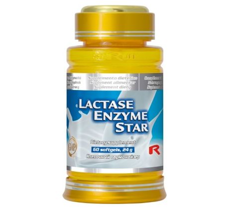 LACTASE ENZYME STAR - vhodný pri laktózovej intolerancii, Starlife 60 tob
