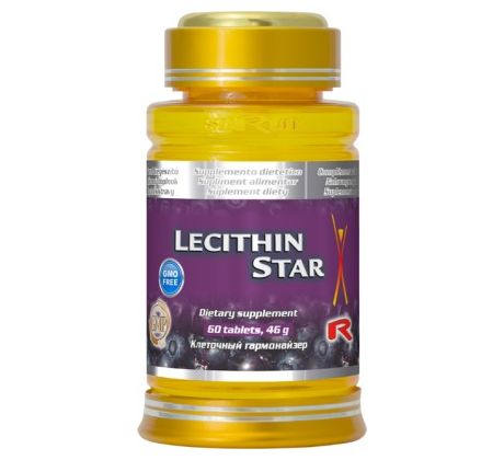 LECITHIN STAR - pre zdravé srdce, cievy a mozog, Starlife 60 tabl