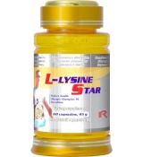 L-LYSINE STAR - pre správny rast a vývoj kostí, pomoc pri potláčaní oparov, Starlife 60 kaps