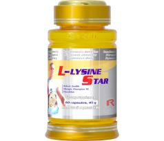 L-LYSINE STAR - pre správny rast a vývoj kostí, pomoc pri potláčaní oparov, Starlife 60 kaps
