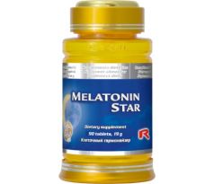 MELATONIN STAR - pre zlepšenie a skvalitnenie spánku, Starlife 60 tabl