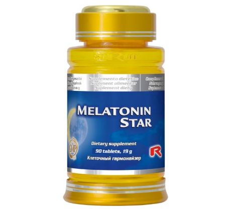 MELATONIN STAR - pre zlepšenie a skvalitnenie spánku, Starlife 60 tabl