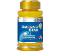 OMEGA-3 STAR - proti ateroskleróze a infarktu myokardu, Starlife 60 kaps