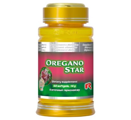 OREGANO STAR - pre podporu trávenia s výraznými protiplesňovými účinkami, Starlife 60 tob