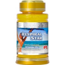 RESPIRAL STAR - pre rýchle hojenie zápalov dýchacích ciest, Starlife 60 kaps