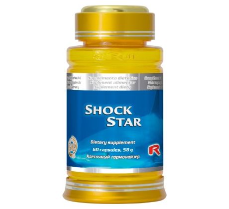 SHOCK STAR - žraločia chrupavka pre zlepšenie hojenia rán, s protinádorovými účinkami, Starlife 60 kaps
