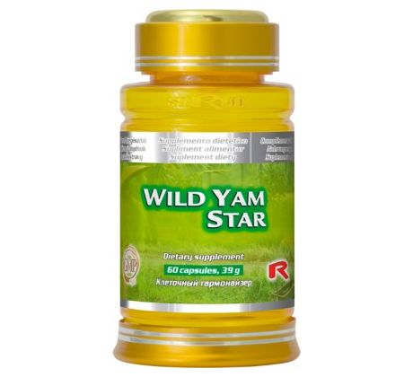 WILD YAM STAR - pre vitalizáciu a omladenie organizmu, s protinádorovými účinkami, Starlife 60 kaps