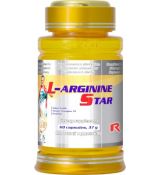 L-ARGININE STAR - pre regeneráciu tkanív a zväčšenie objemu svalovej hmoty, Starlife 60 kaps