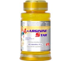 L-ARGININE STAR - pre regeneráciu tkanív a zväčšenie objemu svalovej hmoty, Starlife 60 kaps