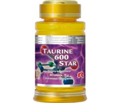 TAURINE 600 STAR - pre podporu organizmu pri zvýšenej športovej záťaži a pre zlepšenie svalovej a duševnej výkonnosti, Starlife 60 tabl