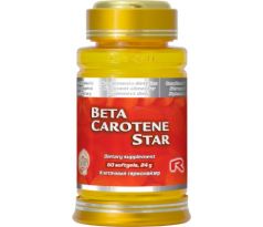 BETA-CAROTENE STAR - pre zdravú pokožku a dobrý zrak, Starlife 60 tob