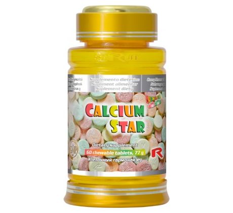 CALCIUM STAR - pre zdravé a kvalitné kosti, Starlife 60 tabl