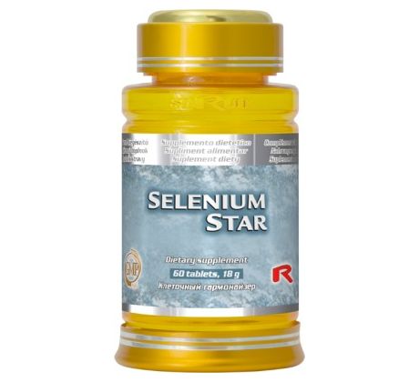 SELENIUM STAR - pre obnovu, regeneráciu a rast buniek, Starlife 60 tabl