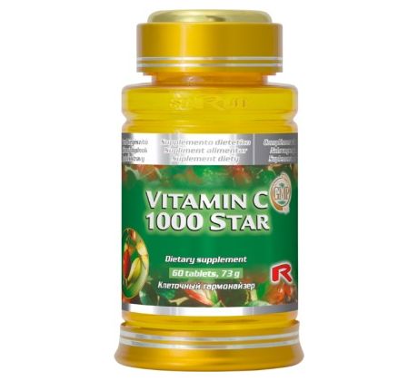 VITAMIN C 1000 STAR - pre podporu a regeneráciu tkanív a dobrú imunitu, Starlife 60 tabl