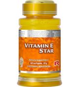VITAMIN E STAR - s antioxidačnými účinkami pre dobrý zrak a správnu funkciu pokožky, Starlife 60 tob