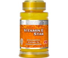 VITAMIN E STAR - s antioxidačnými účinkami pre dobrý zrak a správnu funkciu pokožky, Starlife 60 tob