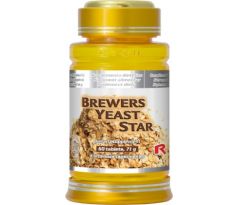 BREWERS YEAST STAR - pivovarské kvasnice pre blahodárny účinok v ľudskom organizme, Starlife 60 tabl
