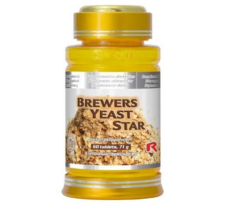 BREWERS YEAST STAR - pivovarské kvasnice pre blahodárny účinok v ľudskom organizme, Starlife 60 tabl