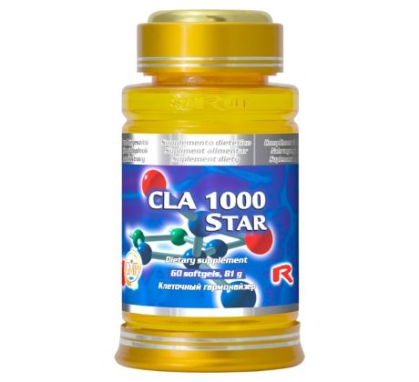 CLA 1000 STAR - pre podporu odbúravania a spaľovania tukov, Starlife 60 tob