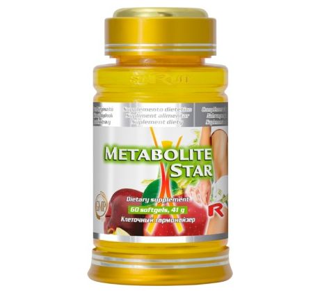 METABOLITE STAR - s lecitínom, kelpom a vitamínom B6 pre podporu nervovej sústavy, tráviaceho systému a činnosti štítnej žľazy, Starlife 60 tob