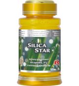 SILICA STAR – praslička roľná pre zdravé kosti, nechty, vlasy a močový mechúr, Starlife 60 kaps