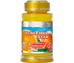 SLIM FIBER STAR - s obsahom vlákniny, pre zdravé trávenie a podporu imunity , Starlife 60 tabl