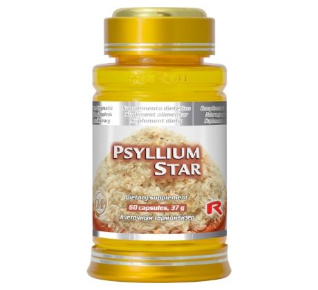 PSYLLIUM STAR - pre zdravé trávenie a činnosť čriev, Starlife 60 kaps